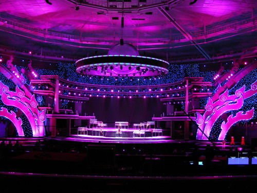 雅江光电大功率led灯具照亮第三届中博会