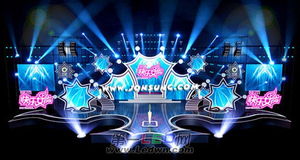 光影舞动，声动心弦——中祥创新邀您共赏2011快乐女声巡回演唱会LED炫彩舞台与体育舞蹈的激情碰撞